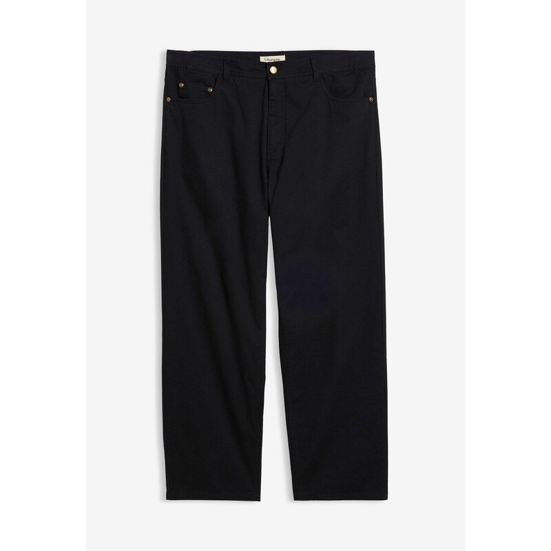 bonprix Twillové nohavice Loose Fit s komfortným pásom, Straight,, 67879989