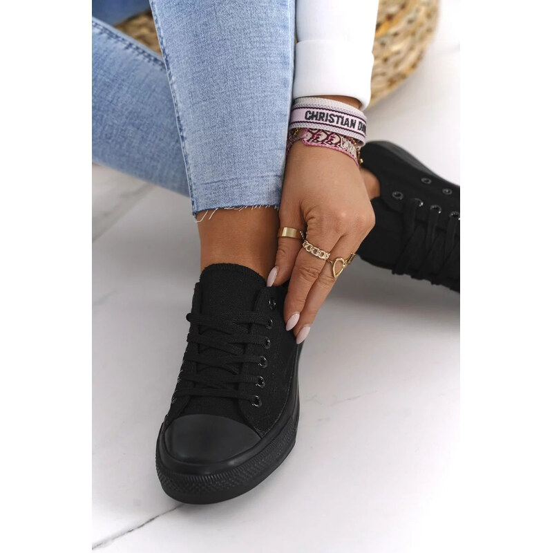 Kesi Čierne dámske klasické tenisky Omerta 67883212