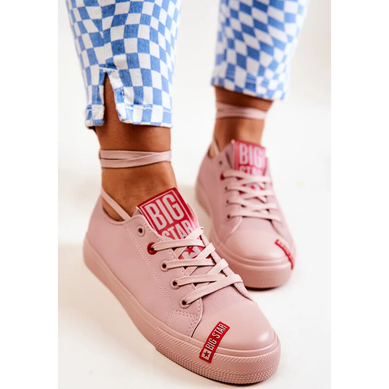 Ružové dámske tenisky Big Star 67883208