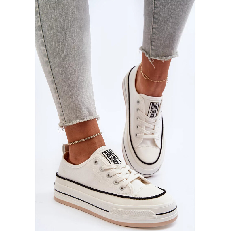 Biele dámske tenisky Big Star 67883213
