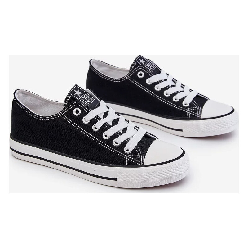 Kesi Čierno-biele dámske klasické tenisky Ecoma 67883224