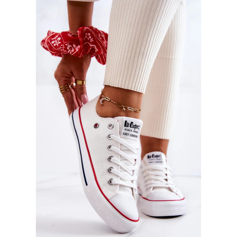 Kesi Biele dámske tenisky Lee Cooper 67883230