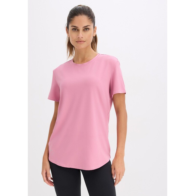 bonprix Funkčné tričko oversized, farba ružová 67879438