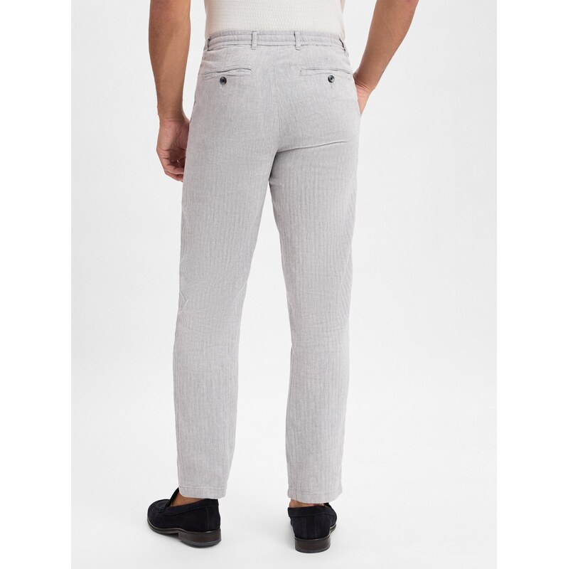 Lindbergh Plisované nohavice svetlosivá 67890204