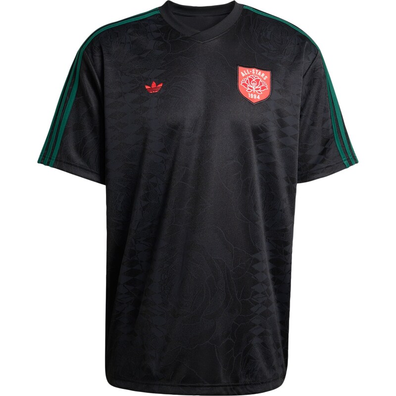 ADIDAS ORIGINALS Tričko Jersey Roses tmavozelená / červená / čierna / 67890330