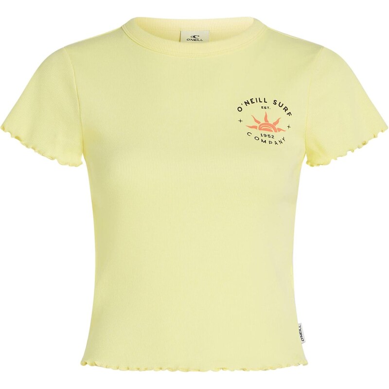 ONEILL Tričko svetložltá / koralová / čierna 67890343