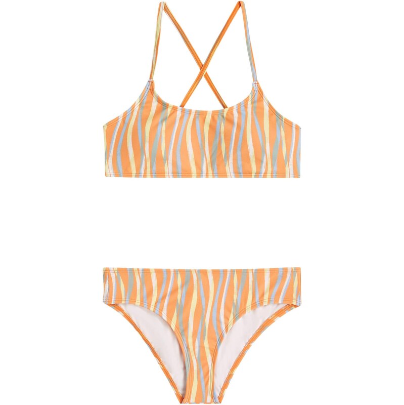 ONEILL Bikiny Essentials modrosivá / svetložltá / pastelovo zelená / 67890363