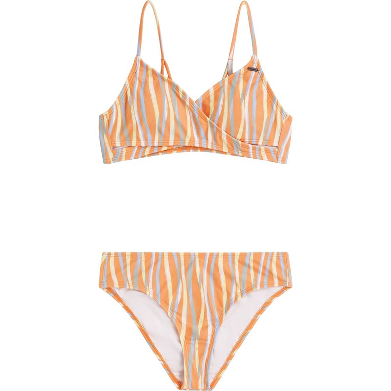 ONEILL Bikiny dymovo modrá / svetložltá / marhuľová / biela 67890402