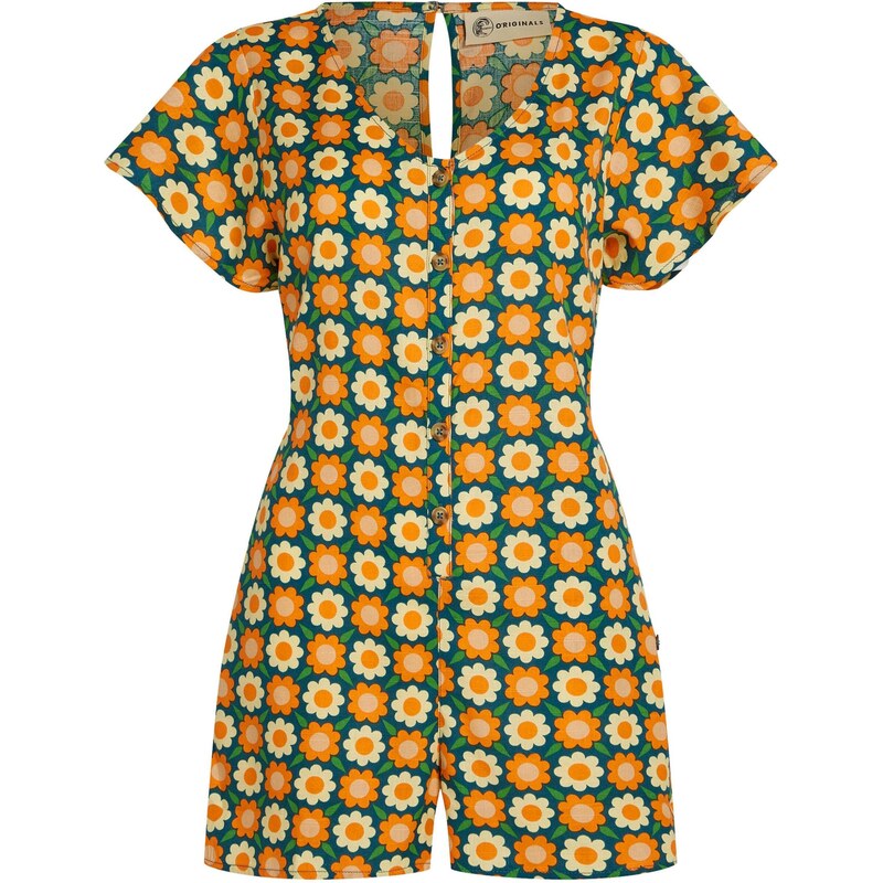 ONEILL Overal žltá / tmavozelená / svetlooranžová 67890427