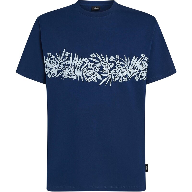 ONEILL Tričko Uni Flower tmavomodrá / šedobiela 67890429