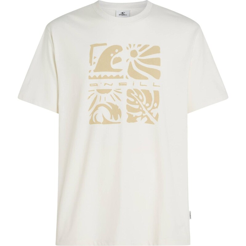 ONEILL Tričko Melange Front Print biela 67890430