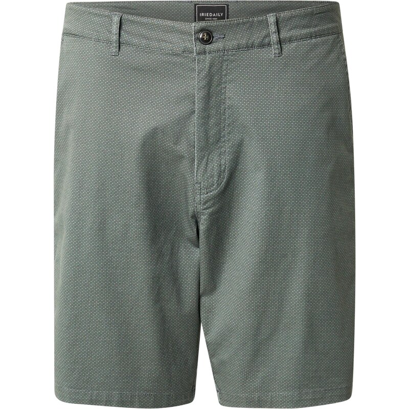 Iriedaily Chino nohavice Love City pastelovo zelená / tmavozelená 67890459