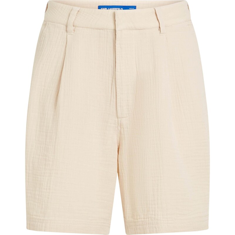 KARL LAGERFELD JEANS Plisované nohavice béžová 67890480