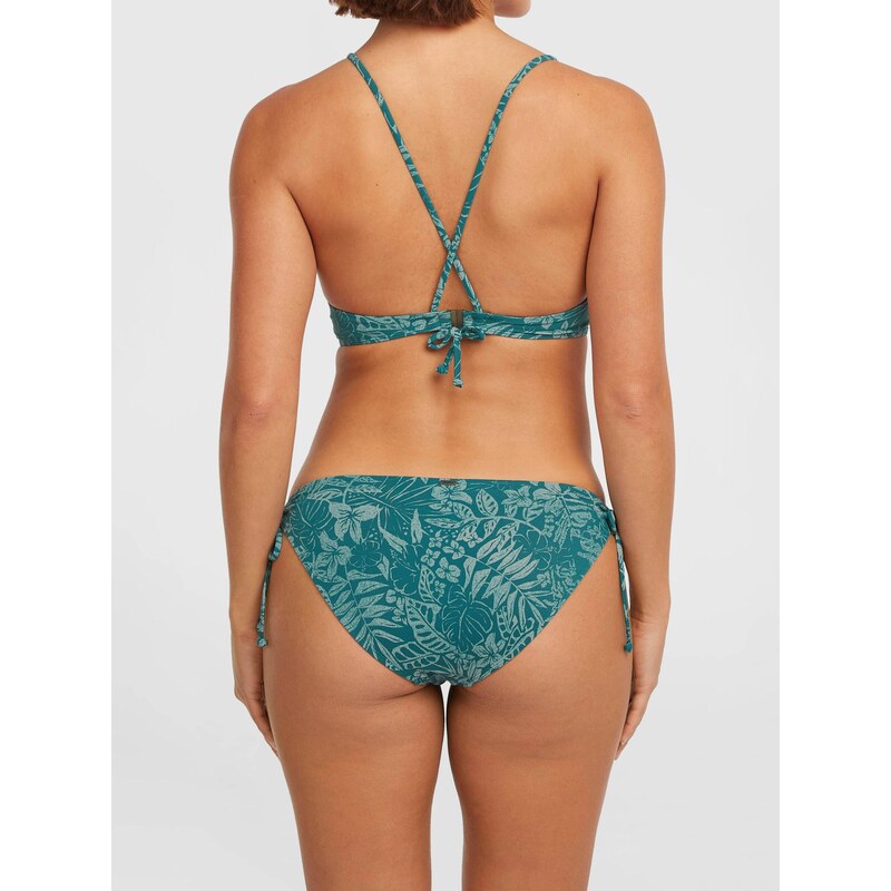 ONEILL Bikinové nohavičky Rita Side Tie petrolejová / svetlozelená 67890526