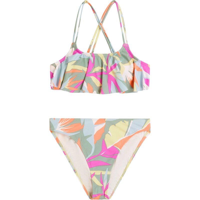 ONEILL Bikiny Oneill Tropics nebesky modrá / svetložltá / ružová 67890533