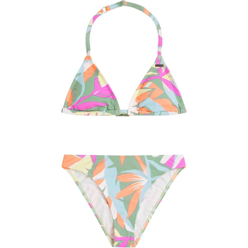 ONEILL Bikiny Essentials Triangle svetlomodrá / svetložltá / ružová 67890534