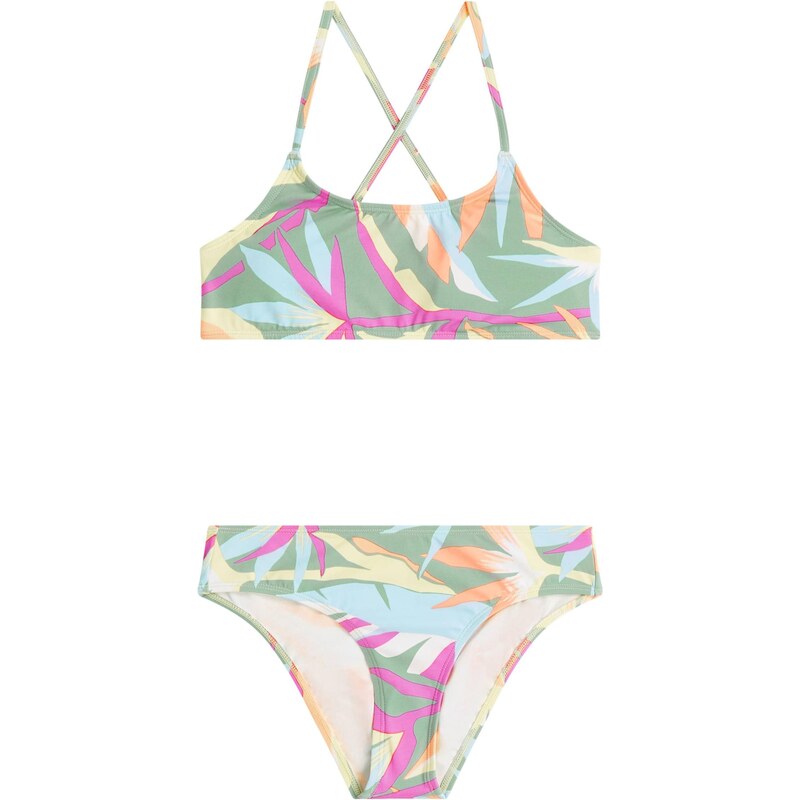 ONEILL Bikiny Essentials Bralette nebesky modrá / svetložltá / ružová 67890529