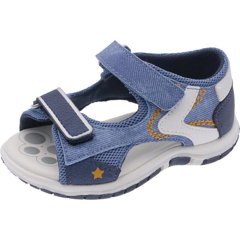 E-shop Chicco Otvorená obuv Facci modrá denim / karí / sivá