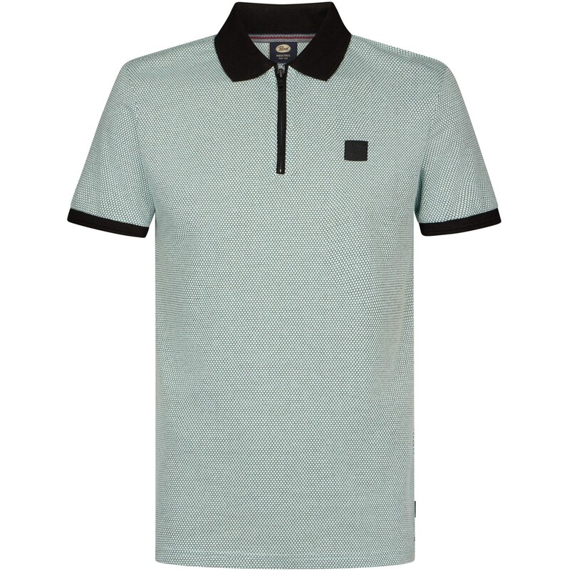 Petrol Industries Tričko mätová / čierna 67890620