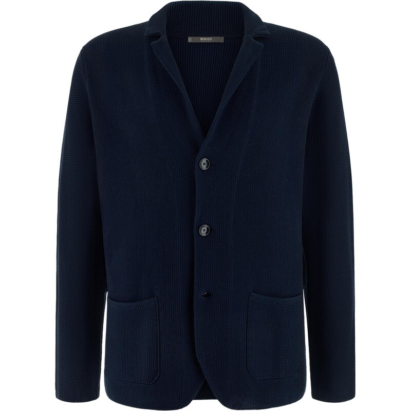 Boggi Milano Kardigán námornícka modrá 67890659