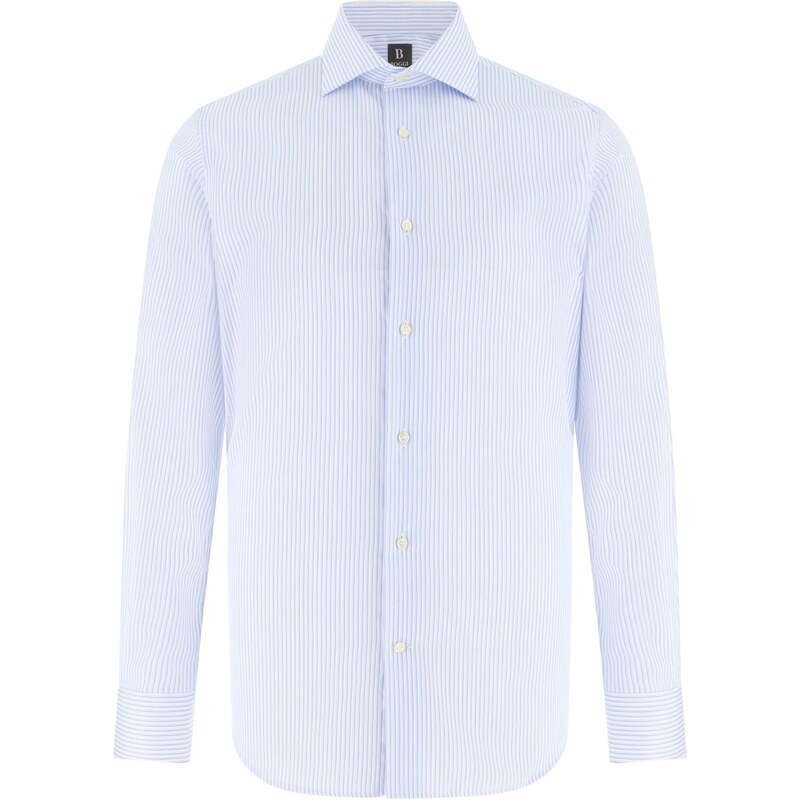 Boggi Milano Košeľa modrosivá / svetlomodrá / biela 67890656