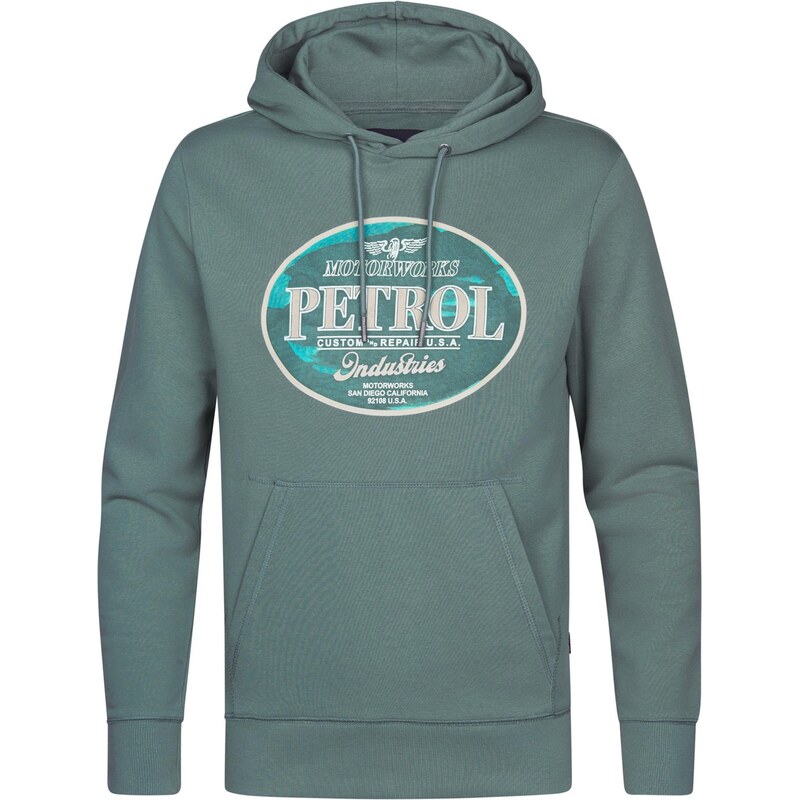 Petrol Industries Mikina béžová / tyrkysová / zelená / svetlozelená 67890678