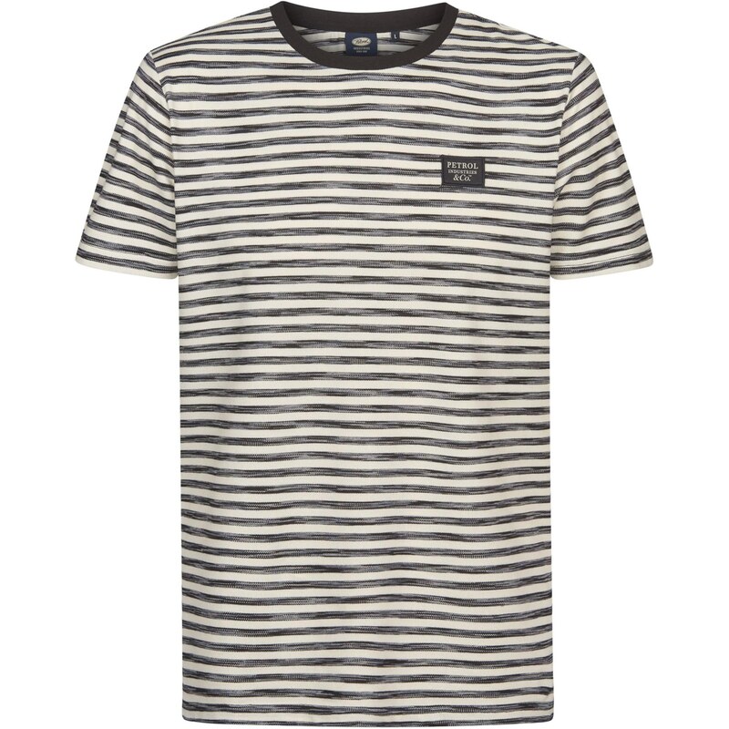 Petrol Industries Tričko krémová / čierna 67890675