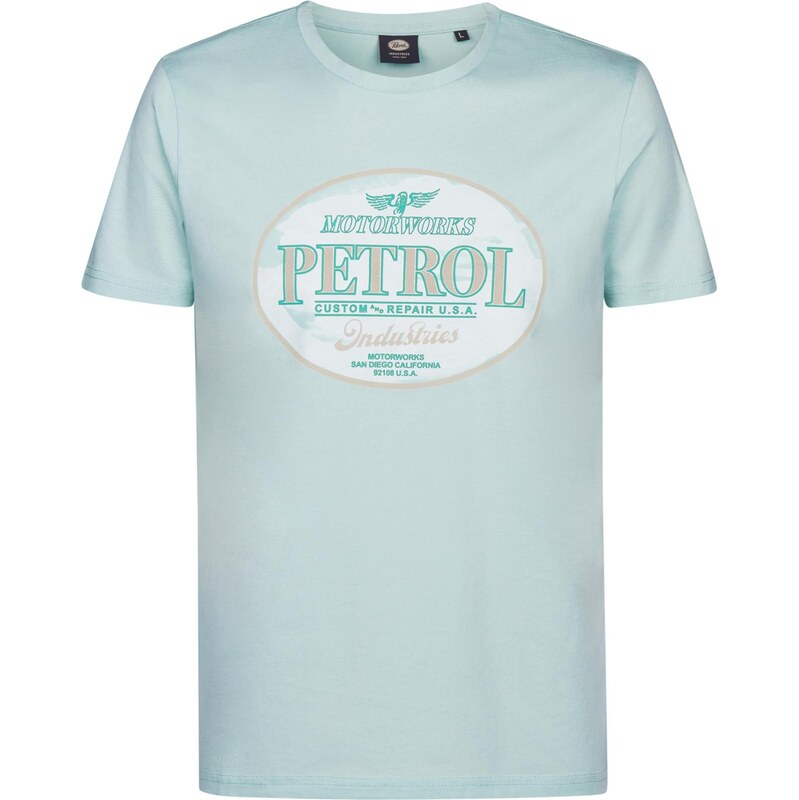 Petrol Industries Tričko béžová / tyrkysová / mätová / biela 67890676