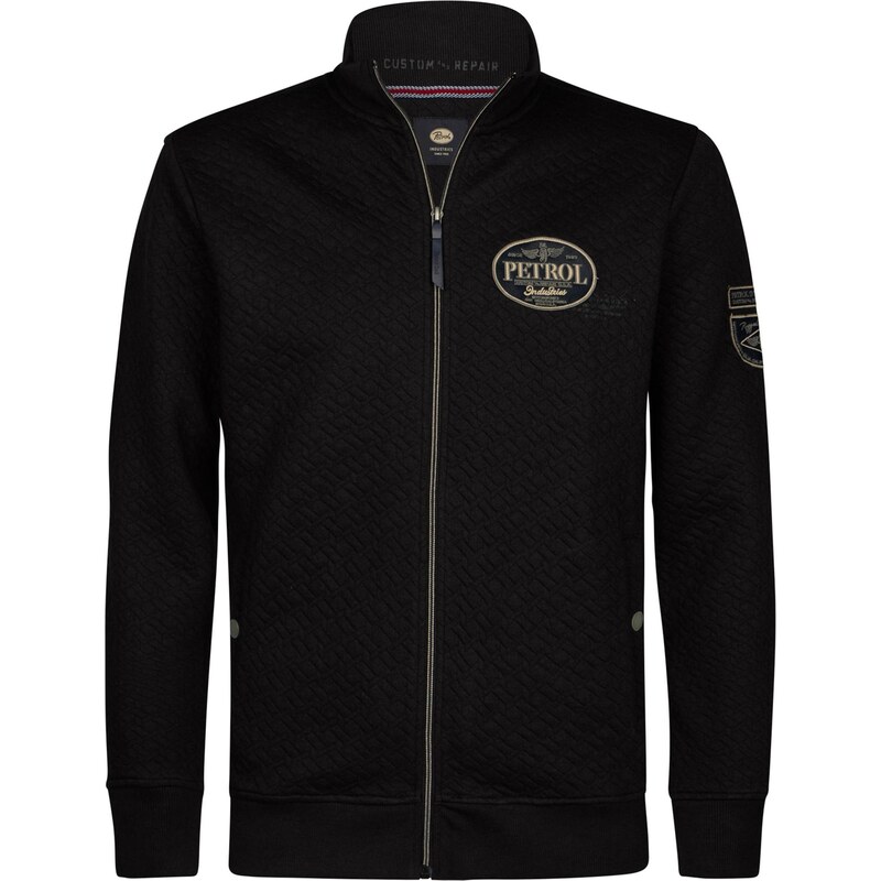 Petrol Industries Tepláková bunda čierna 67890683