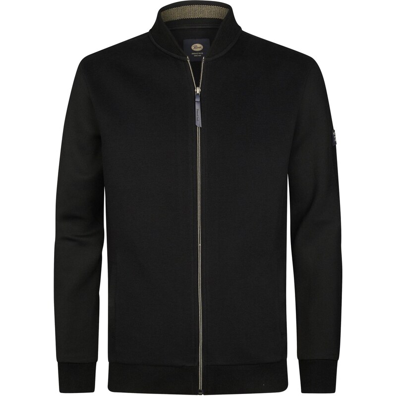 Petrol Industries Tepláková bunda čierna 67890686