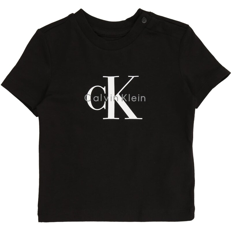 Calvin Klein Jeans Tričko čierna / biela 67890706