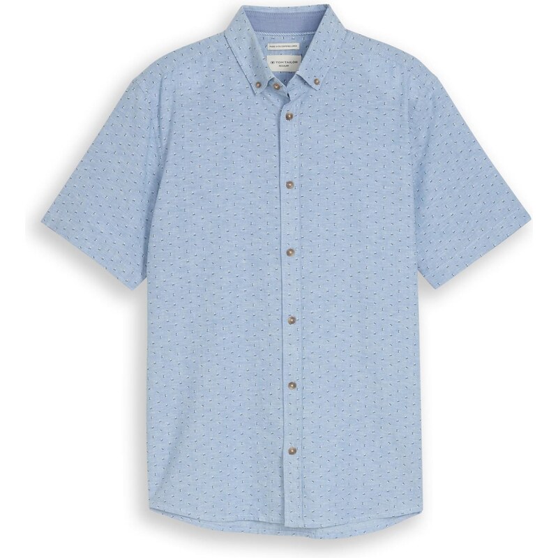 TOM TAILOR Košeľa námornícka modrá / svetlomodrá / biela 67890713
