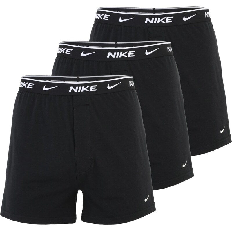 NIKE Underwear Boxerky Everyday čierna / biela 67890744