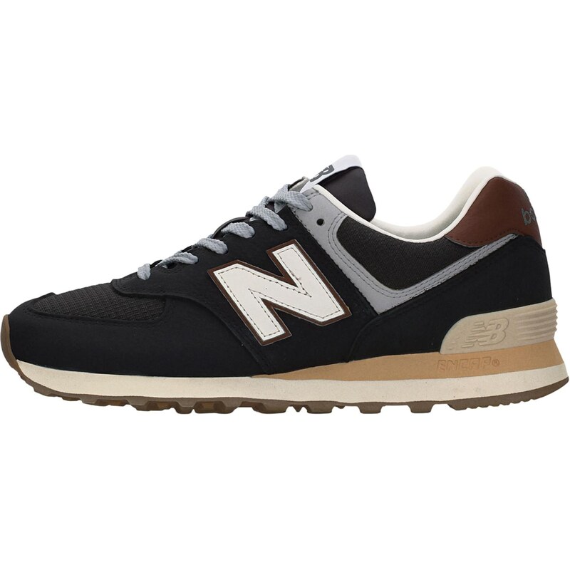 new balance Nízke tenisky 574 čadičová / čierna / biela 67890818