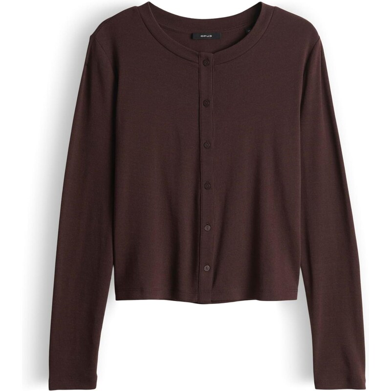 OPUS Kardigán Sandros svetlohnedá 67890873