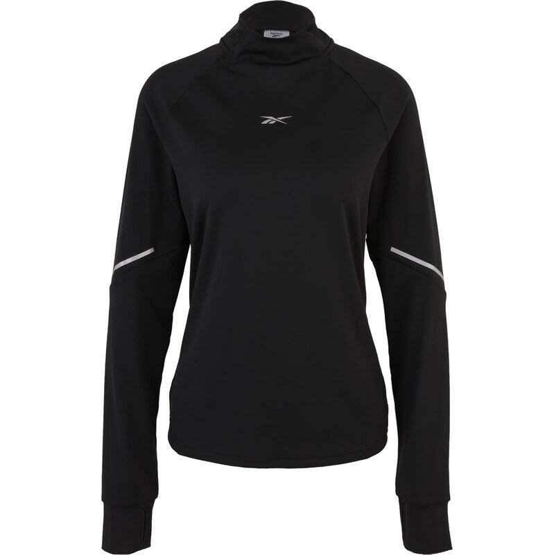 Reebok Športová mikina čierna / biela 67890885