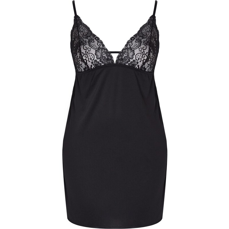 Trendyol Curve Negližé čierna 67890920