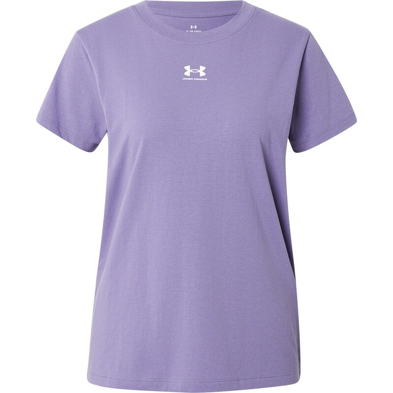 UNDER ARMOUR Funkčné tričko Rival Core pastelovo fialová / biela 67890914