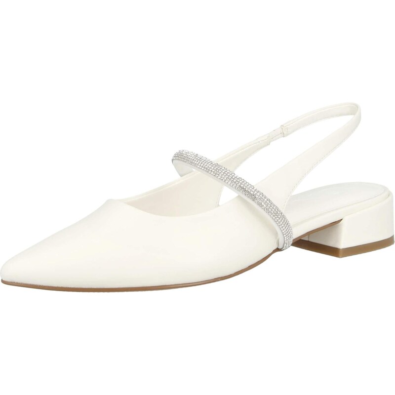 ONLY Lodičky s otvorenou pätou ONLPALMA-1 strieborná / biela 67890973