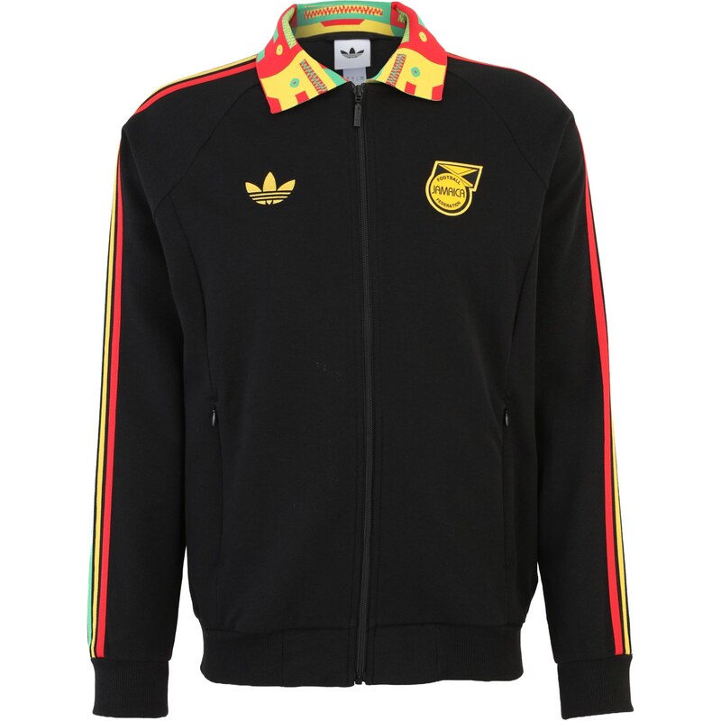 ADIDAS PERFORMANCE Športová mikina so zipsom JFF A OG JK žltá / zelená 67891016