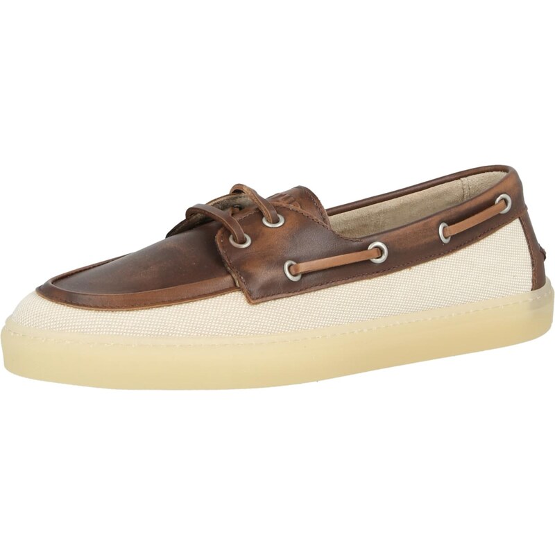 Copenhagen Studios Mokasíny 160 krémová / tmavohnedá 67890995