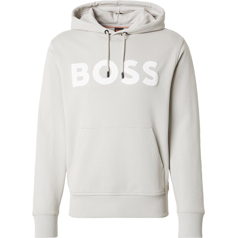 BOSS Mikina svetlosivá / biela 67891071