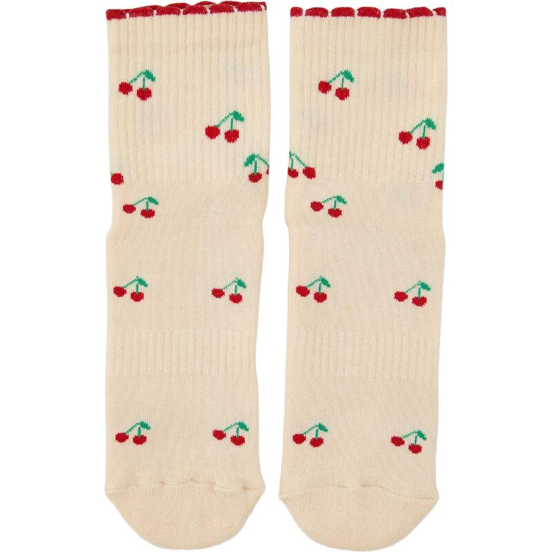 Trendyol Ponožky piesková / zelená / červená 67891048