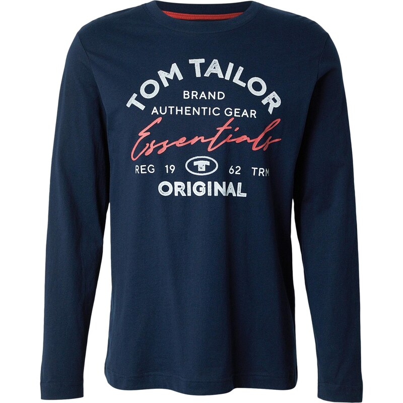 TOM TAILOR Tričko modrá / biela 67891111