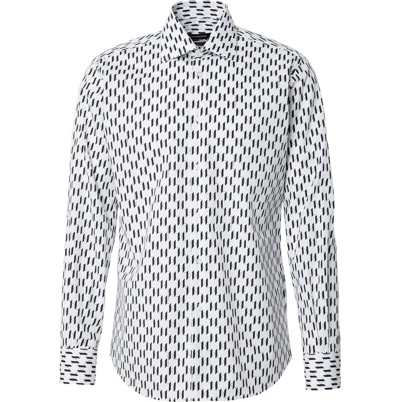 Karl Lagerfeld Košeľa čierna / biela 67891100