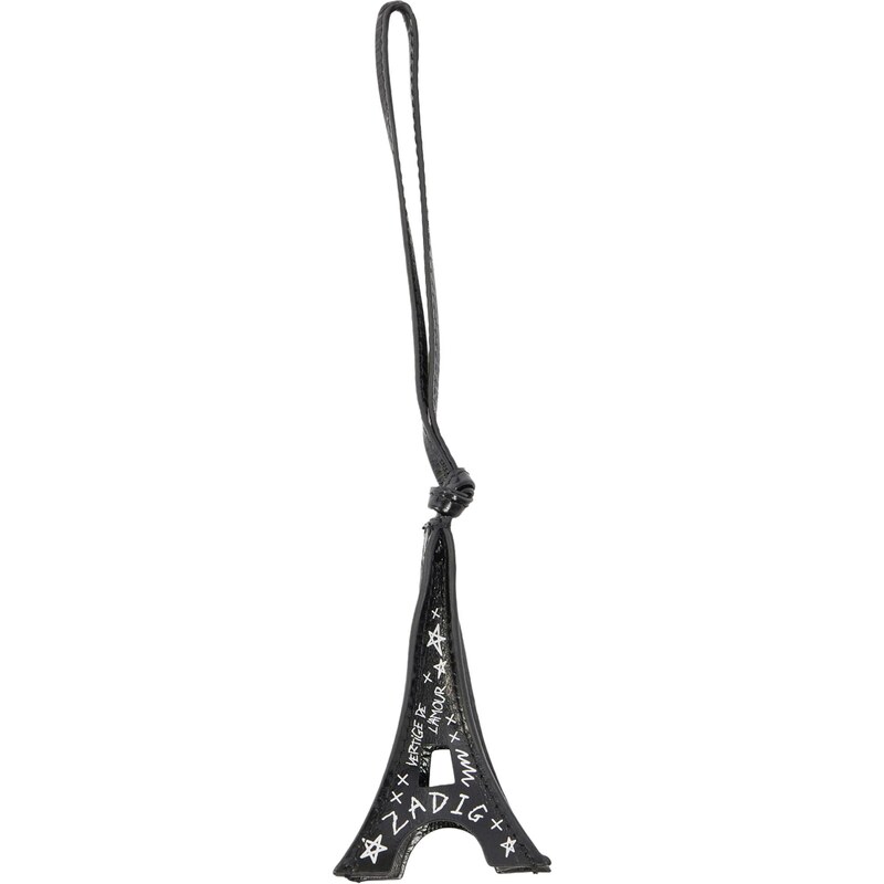 Zadig & Voltaire Prívesky na kľúče ZADIG TOWER čierna / biela 67891089
