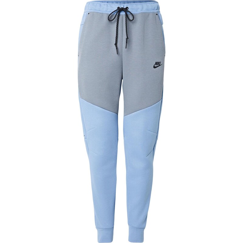 Nike Sportswear Nohavice TCH FLC svetlomodrá / sivá 67891123