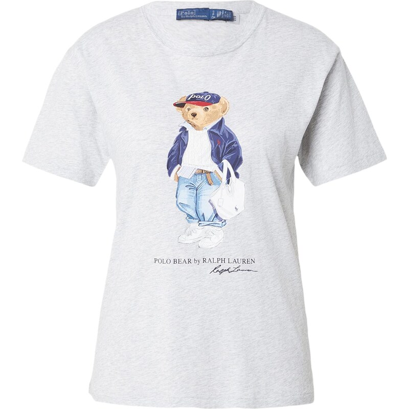 Polo Ralph Lauren Tričko modrá / svetlohnedá / dymovo šedá / biela 67891129