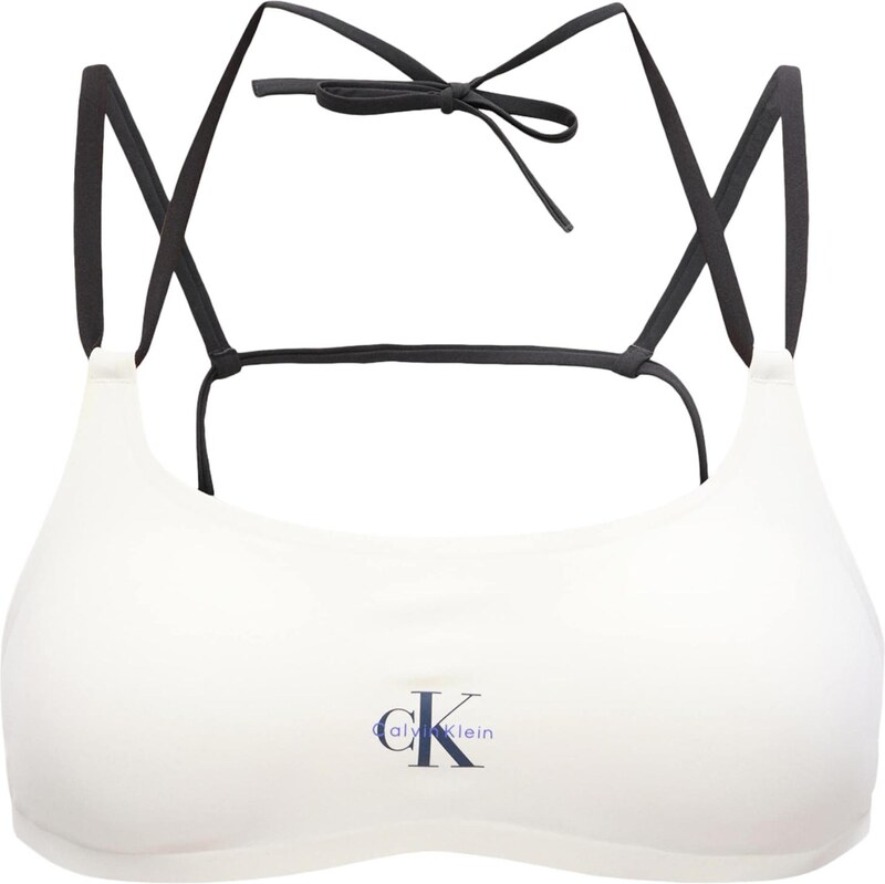 Calvin Klein Swimwear Bikinový top modrá / tmavomodrá / čierna / biela 67891163
