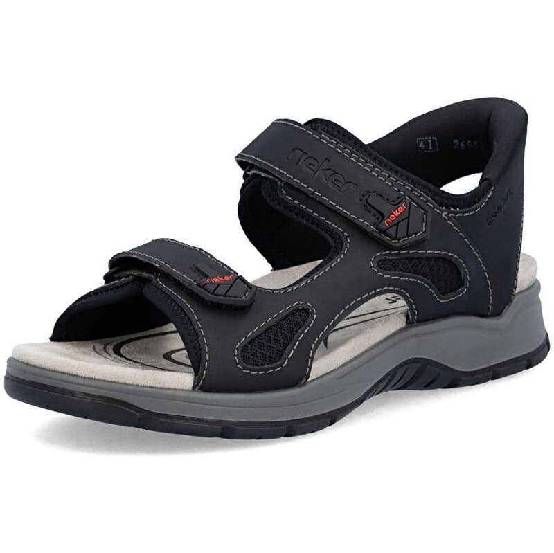 Pánske sandále RIEKER 26953-00 čierna S6 67888040